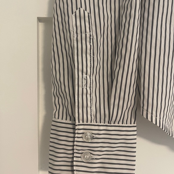 H&M Grey and white Striped Shirt - Picture 2 of 4
